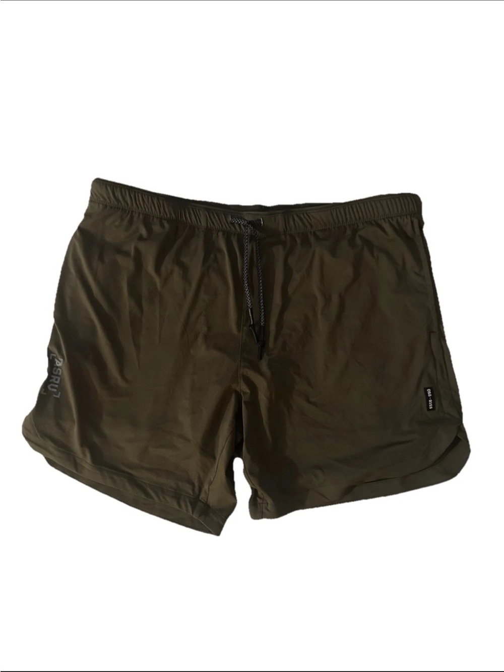 ASRV Men's DSG-0155 Olive Shorts With White Liner Size XL